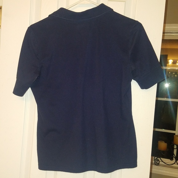 Izod Navy Performx Women's Pique Polo - Picture 6 of 8